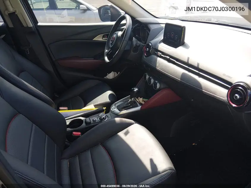 2018 Mazda Cx-3 Touring VIN: JM1DKDC70J0300196 Lot: 45499036
