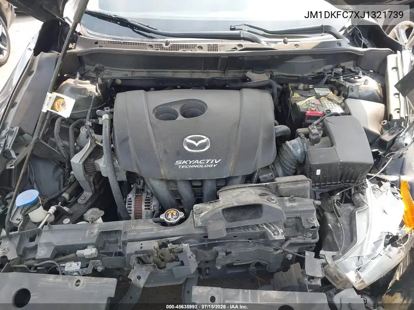 2018 Mazda Cx-3 Touring VIN: JM1DKFC7XJ1321739 Lot: 45635993