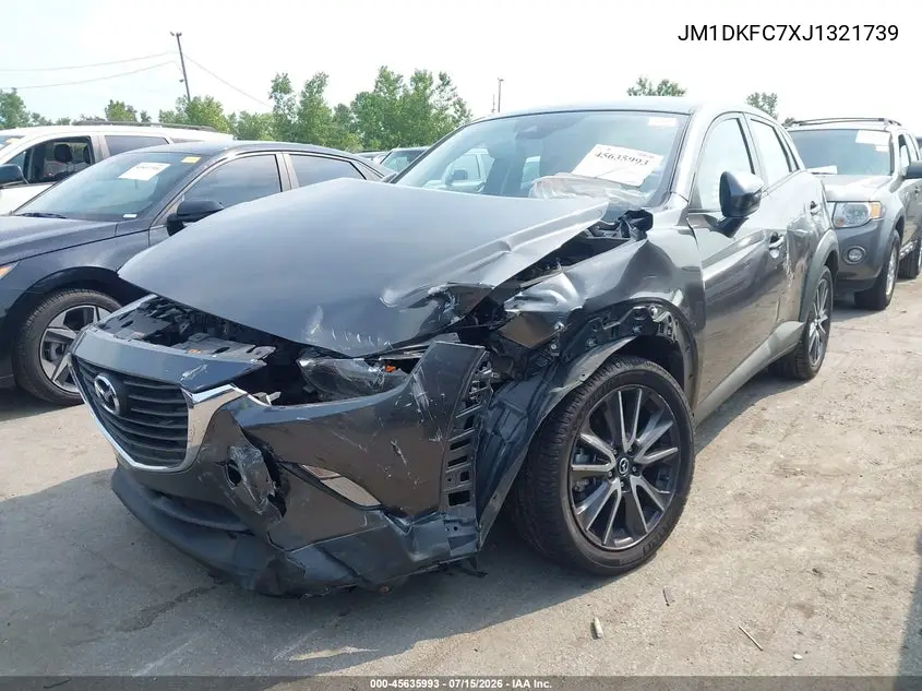 2018 Mazda Cx-3 Touring VIN: JM1DKFC7XJ1321739 Lot: 45635993