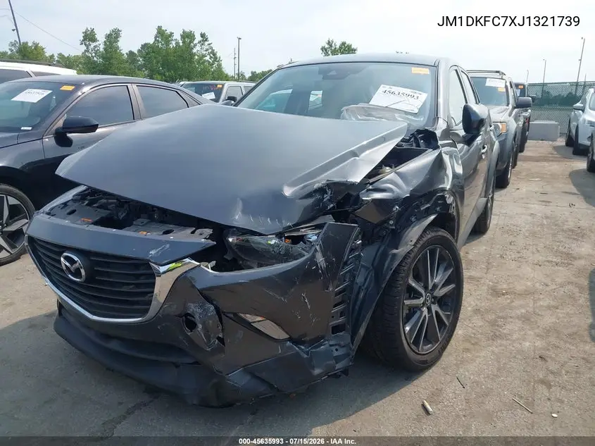 2018 Mazda Cx-3 Touring VIN: JM1DKFC7XJ1321739 Lot: 45635993