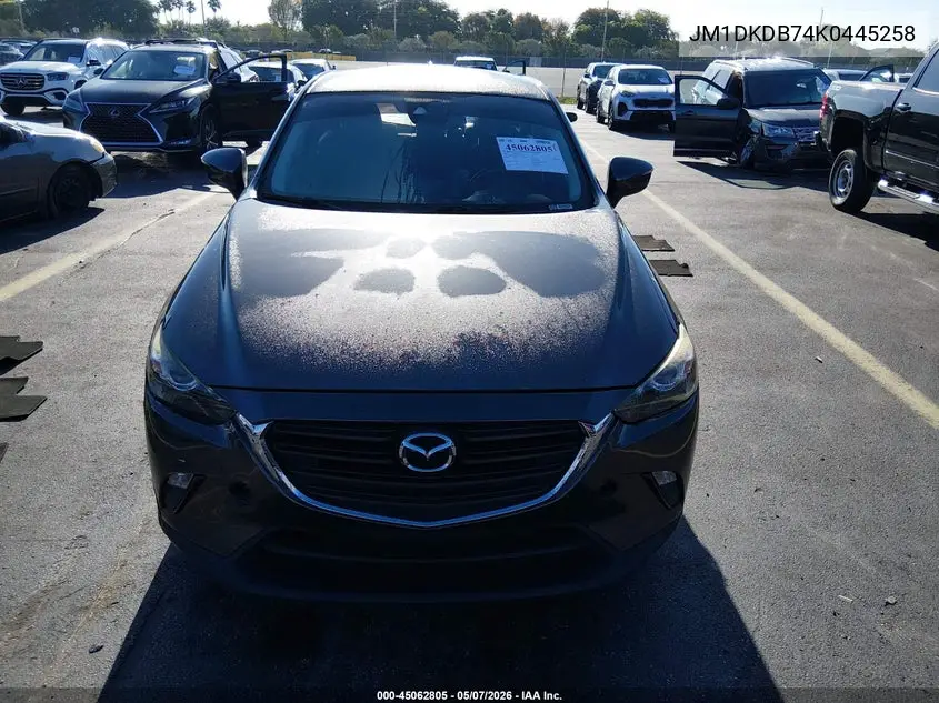 2019 Mazda Cx-3 Sport VIN: JM1DKDB74K0445258 Lot: 45062805