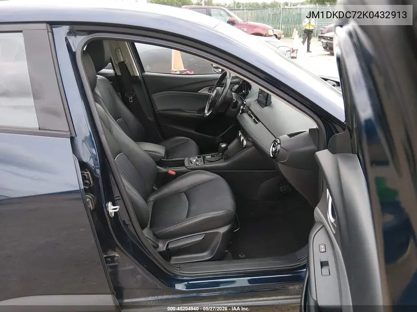 2019 Mazda Cx-3 Touring VIN: JM1DKDC72K0432913 Lot: 45204940