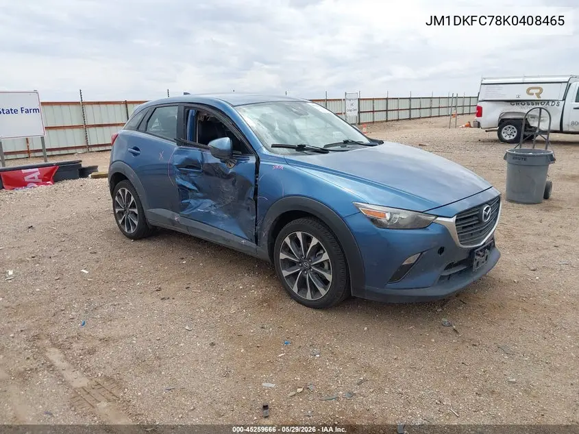 2019 Mazda Cx-3 Touring VIN: JM1DKFC78K0408465 Lot: 45259666