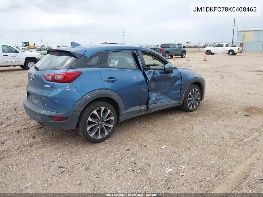2019 Mazda Cx-3 Touring VIN: JM1DKFC78K0408465 Lot: 45259666