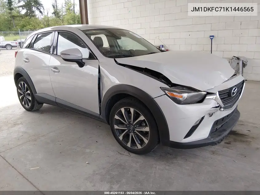 2019 Mazda Cx-3 Touring VIN: JM1DKFC71K1446565 Lot: 45261153