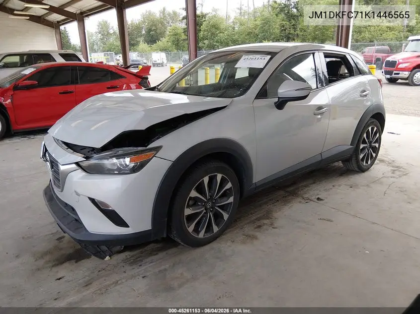2019 Mazda Cx-3 Touring VIN: JM1DKFC71K1446565 Lot: 45261153