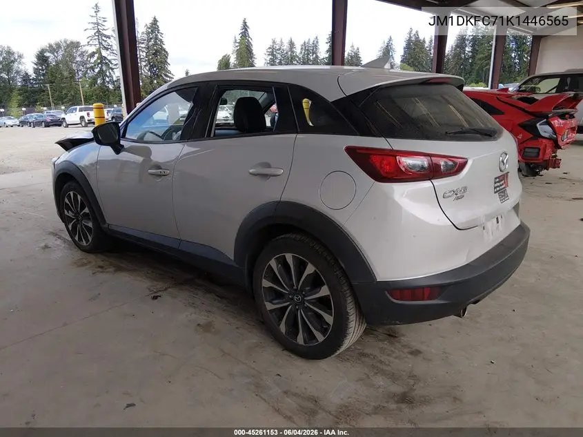 2019 Mazda Cx-3 Touring VIN: JM1DKFC71K1446565 Lot: 45261153