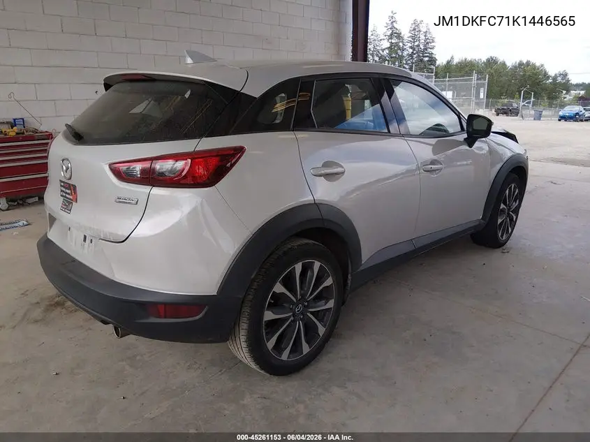 2019 Mazda Cx-3 Touring VIN: JM1DKFC71K1446565 Lot: 45261153