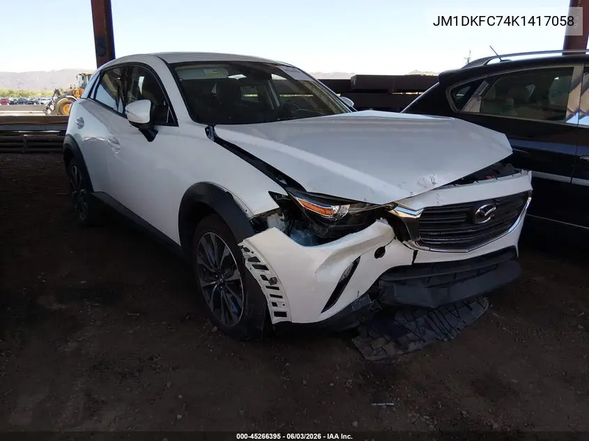 2019 Mazda Cx-3 Touring VIN: JM1DKFC74K1417058 Lot: 45266395