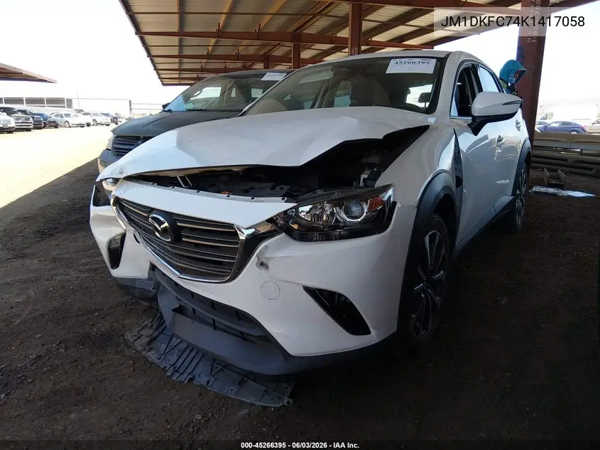 2019 Mazda Cx-3 Touring VIN: JM1DKFC74K1417058 Lot: 45266395