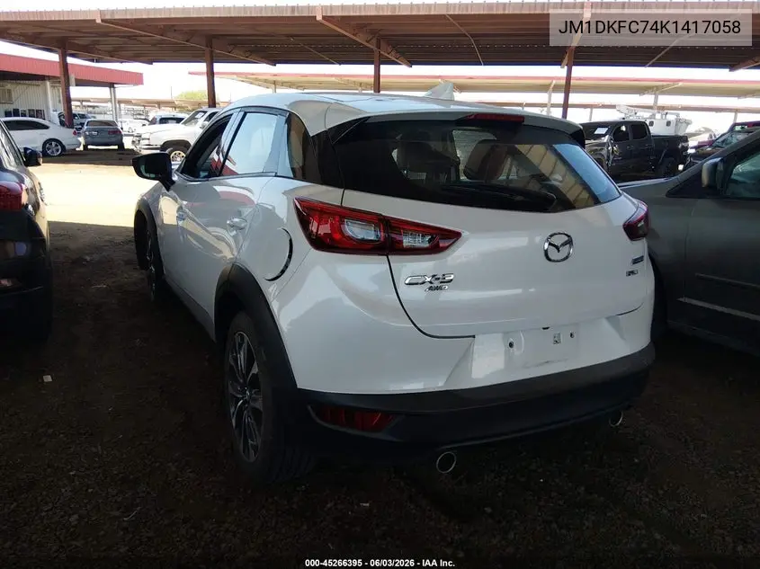 2019 Mazda Cx-3 Touring VIN: JM1DKFC74K1417058 Lot: 45266395