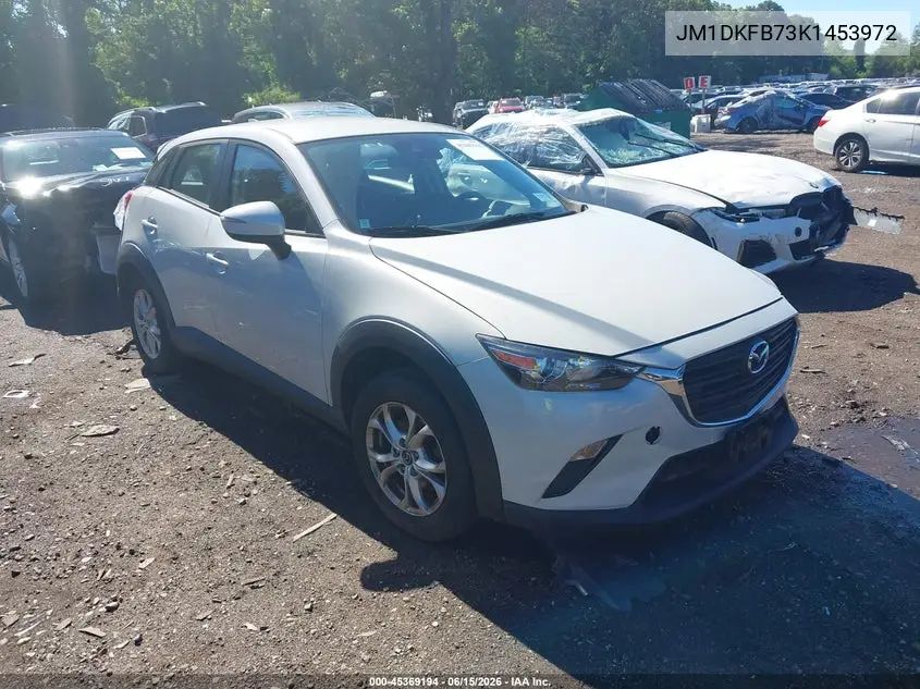 2019 Mazda Cx-3 Sport VIN: JM1DKFB73K1453972 Lot: 45369194