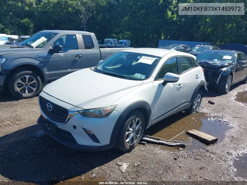 2019 Mazda Cx-3 Sport VIN: JM1DKFB73K1453972 Lot: 45369194