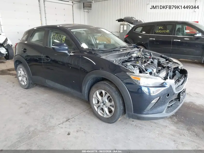 2019 Mazda Cx-3 Sport VIN: JM1DKFB79K1449344 Lot: 45435778