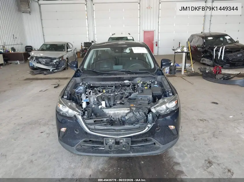 2019 Mazda Cx-3 Sport VIN: JM1DKFB79K1449344 Lot: 45435778