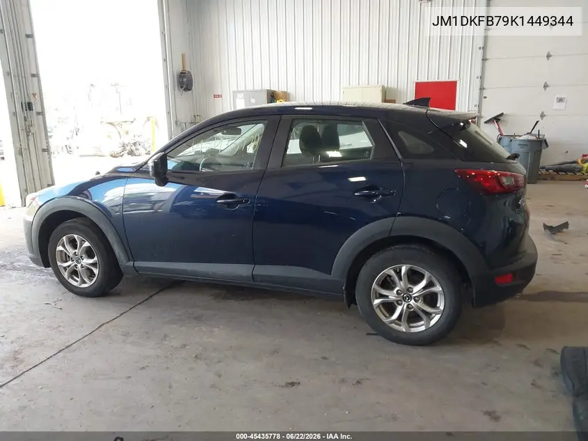 2019 Mazda Cx-3 Sport VIN: JM1DKFB79K1449344 Lot: 45435778