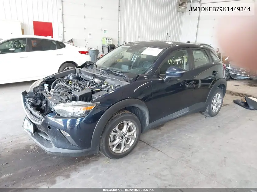 2019 Mazda Cx-3 Sport VIN: JM1DKFB79K1449344 Lot: 45435778