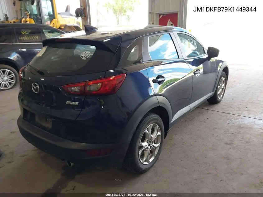 2019 Mazda Cx-3 Sport VIN: JM1DKFB79K1449344 Lot: 45435778