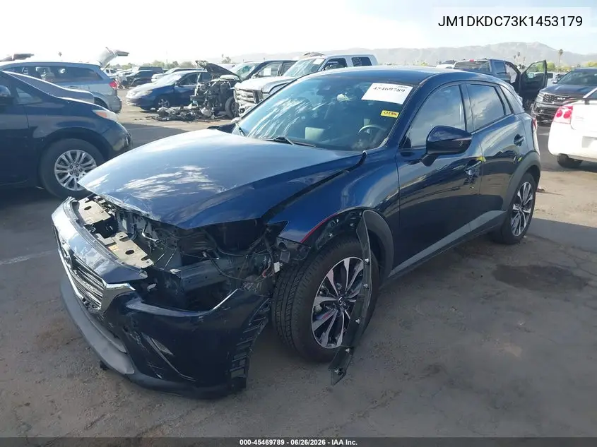 2019 Mazda Cx-3 Touring VIN: JM1DKDC73K1453179 Lot: 45469789