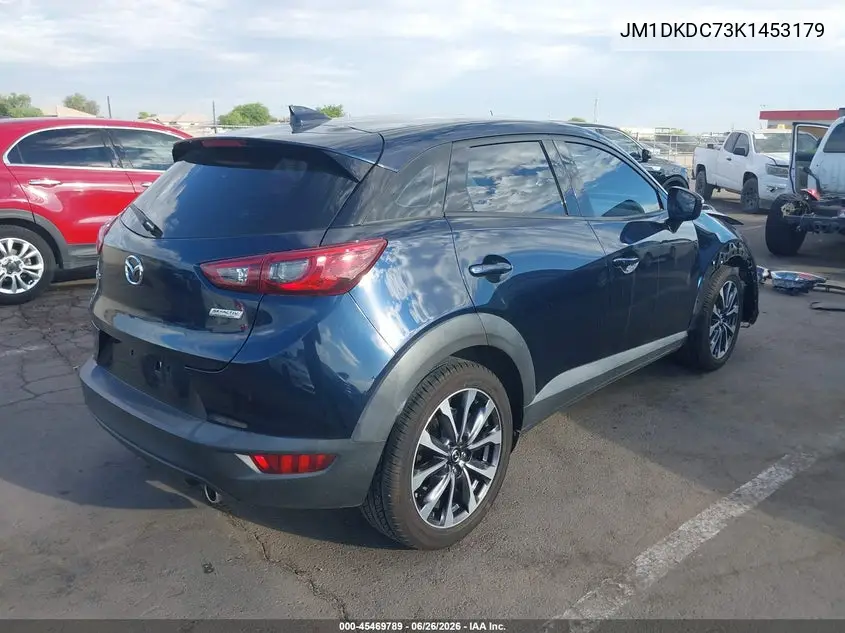 2019 Mazda Cx-3 Touring VIN: JM1DKDC73K1453179 Lot: 45469789