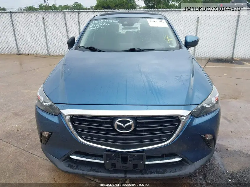 2019 Mazda Cx-3 Touring VIN: JM1DKDC7XK0445201 Lot: 45477704