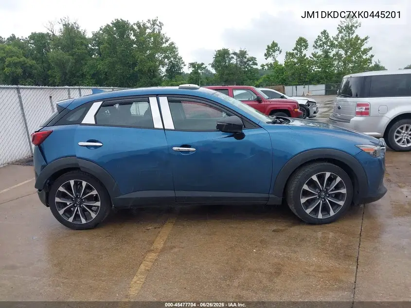 2019 Mazda Cx-3 Touring VIN: JM1DKDC7XK0445201 Lot: 45477704