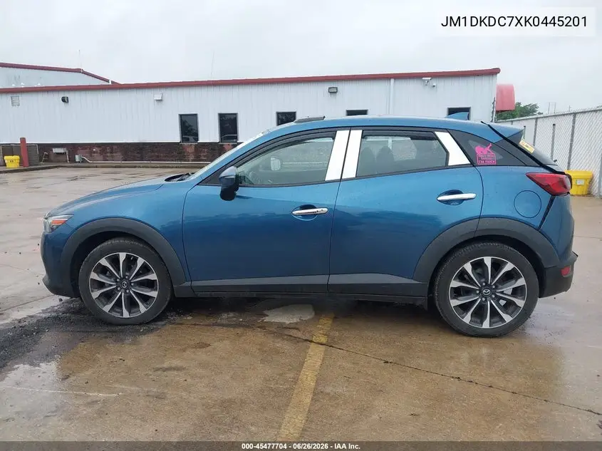 2019 Mazda Cx-3 Touring VIN: JM1DKDC7XK0445201 Lot: 45477704