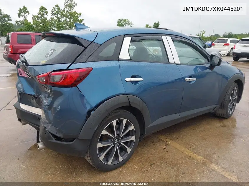 2019 Mazda Cx-3 Touring VIN: JM1DKDC7XK0445201 Lot: 45477704