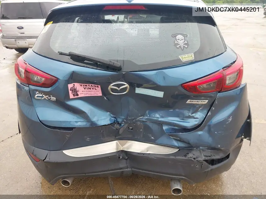 2019 Mazda Cx-3 Touring VIN: JM1DKDC7XK0445201 Lot: 45477704
