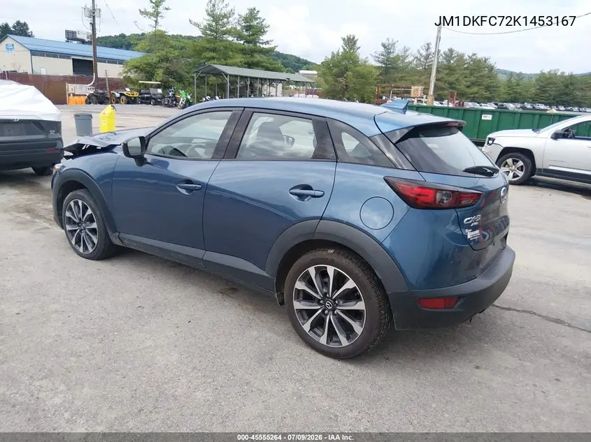 2019 Mazda Cx-3 Touring VIN: JM1DKFC72K1453167 Lot: 45555264