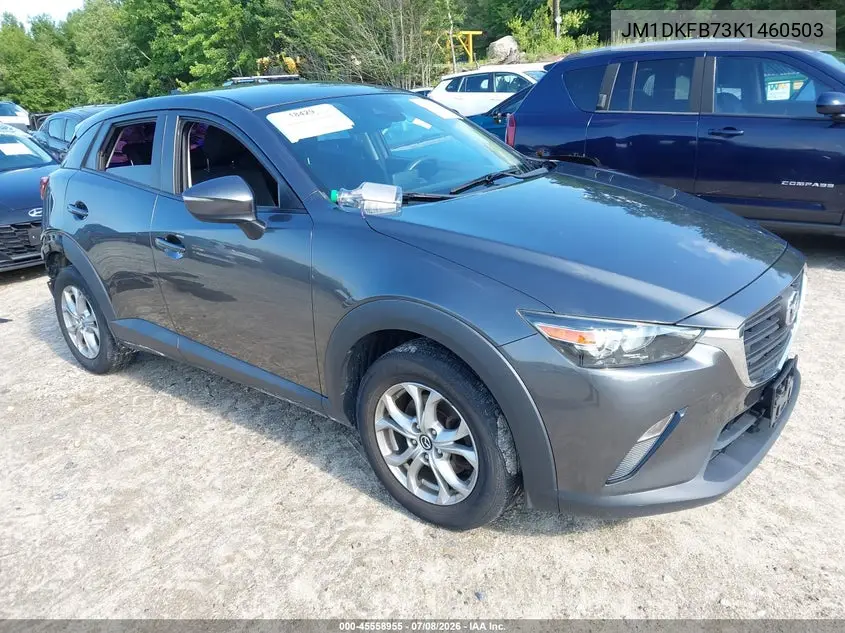 2019 Mazda Cx-3 Sport VIN: JM1DKFB73K1460503 Lot: 45558955