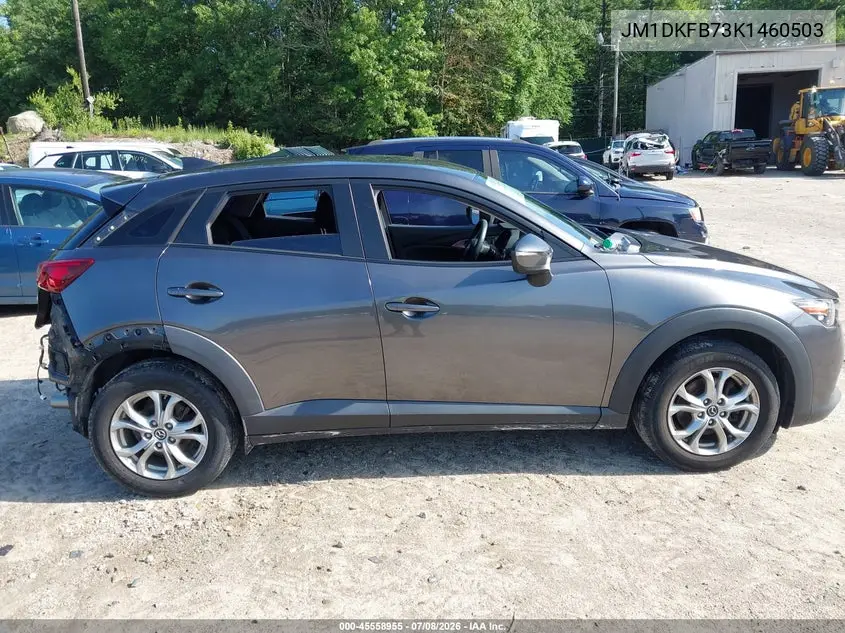 2019 Mazda Cx-3 Sport VIN: JM1DKFB73K1460503 Lot: 45558955