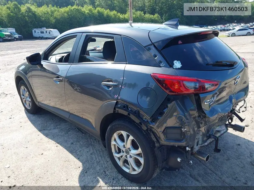 2019 Mazda Cx-3 Sport VIN: JM1DKFB73K1460503 Lot: 45558955