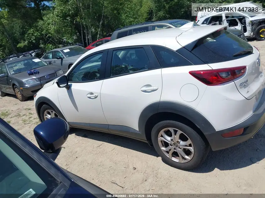 2019 Mazda Cx-3 Sport VIN: JM1DKFB74K1447338 Lot: 45600660