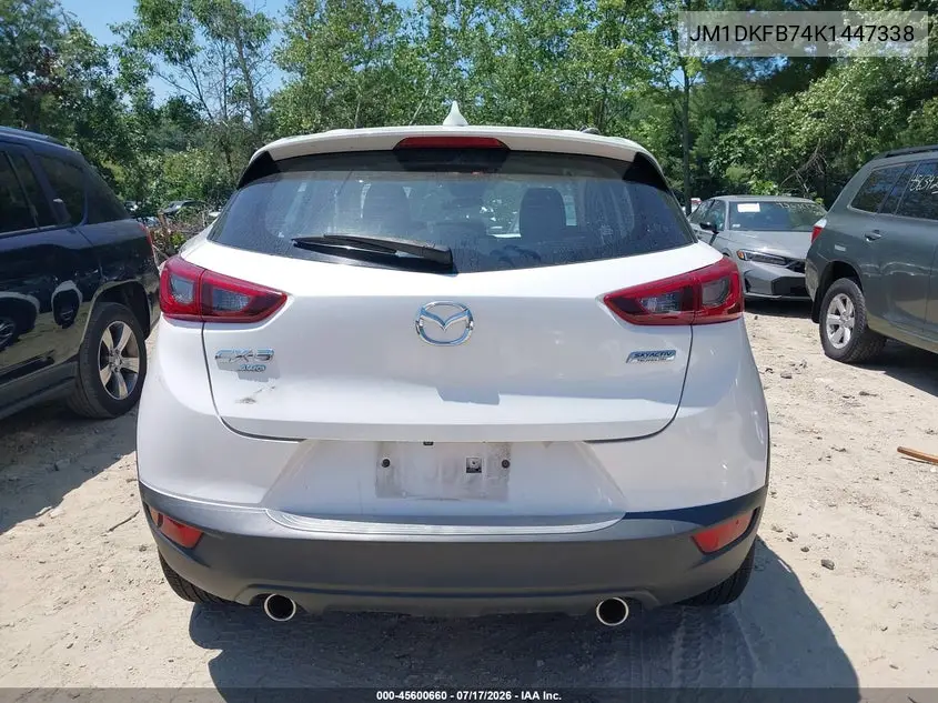 2019 Mazda Cx-3 Sport VIN: JM1DKFB74K1447338 Lot: 45600660