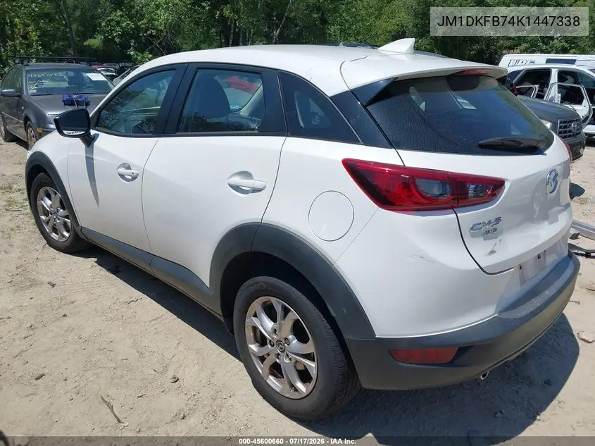 2019 Mazda Cx-3 Sport VIN: JM1DKFB74K1447338 Lot: 45600660