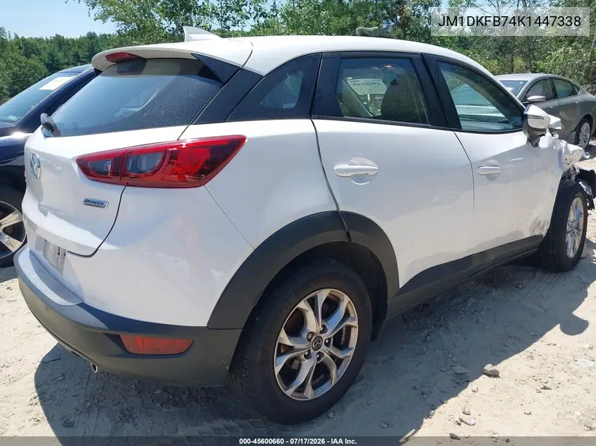 2019 Mazda Cx-3 Sport VIN: JM1DKFB74K1447338 Lot: 45600660