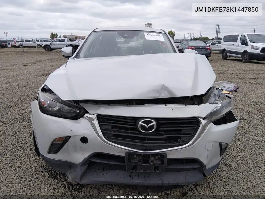 2019 Mazda Cx-3 Sport VIN: JM1DKFB73K1447850 Lot: 45632955