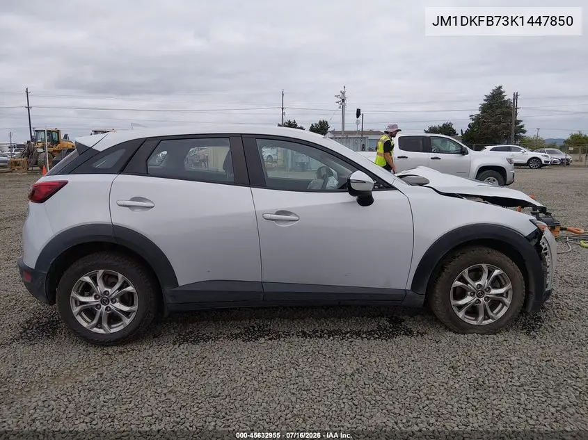 2019 Mazda Cx-3 Sport VIN: JM1DKFB73K1447850 Lot: 45632955