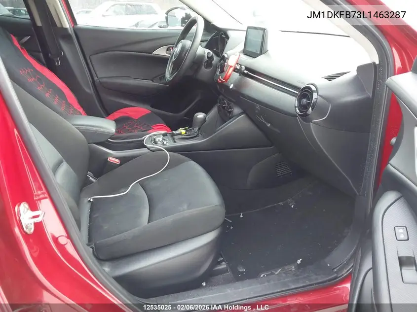 2020 Mazda Cx-3 VIN: JM1DKFB73L1463287 Lot: 12535025