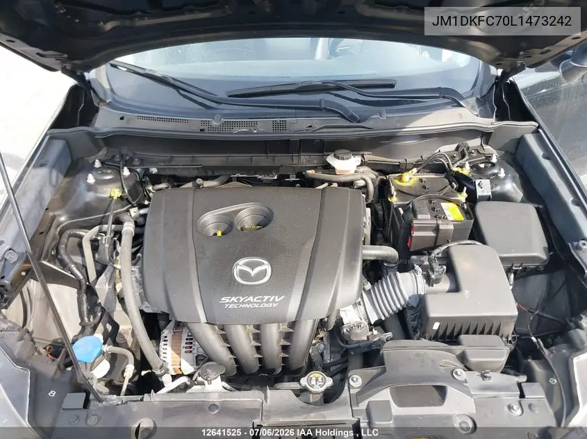 2020 Mazda Cx-3 Gs VIN: JM1DKFC70L1473242 Lot: 12641525