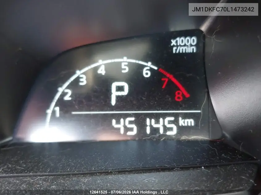2020 Mazda Cx-3 Gs VIN: JM1DKFC70L1473242 Lot: 12641525