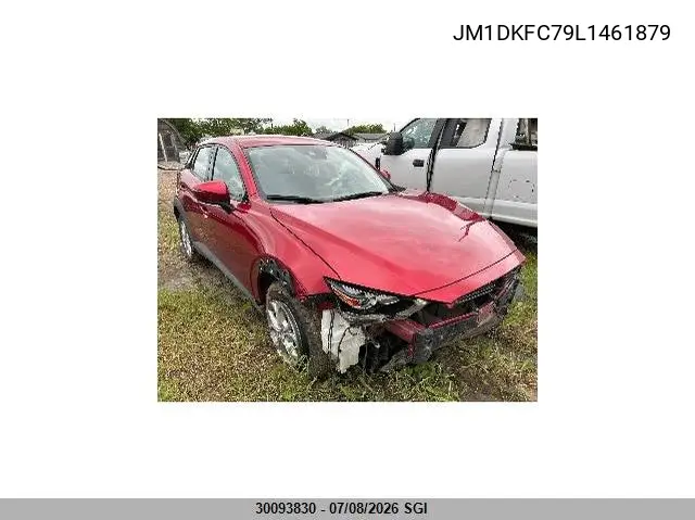 2020 Mazda Cx-3 Touring VIN: JM1DKFC79L1461879 Lot: 30093830