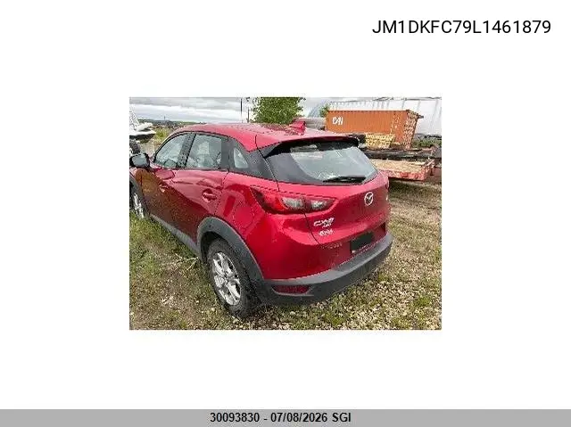2020 Mazda Cx-3 Touring VIN: JM1DKFC79L1461879 Lot: 30093830