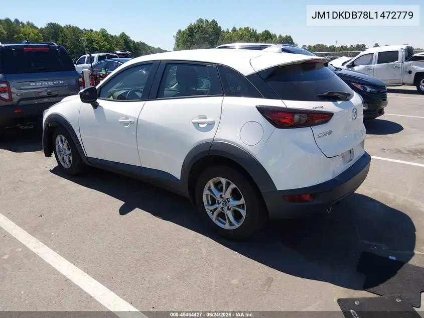 2020 Mazda Cx-3 Sport VIN: JM1DKDB78L1472779 Lot: 45464427