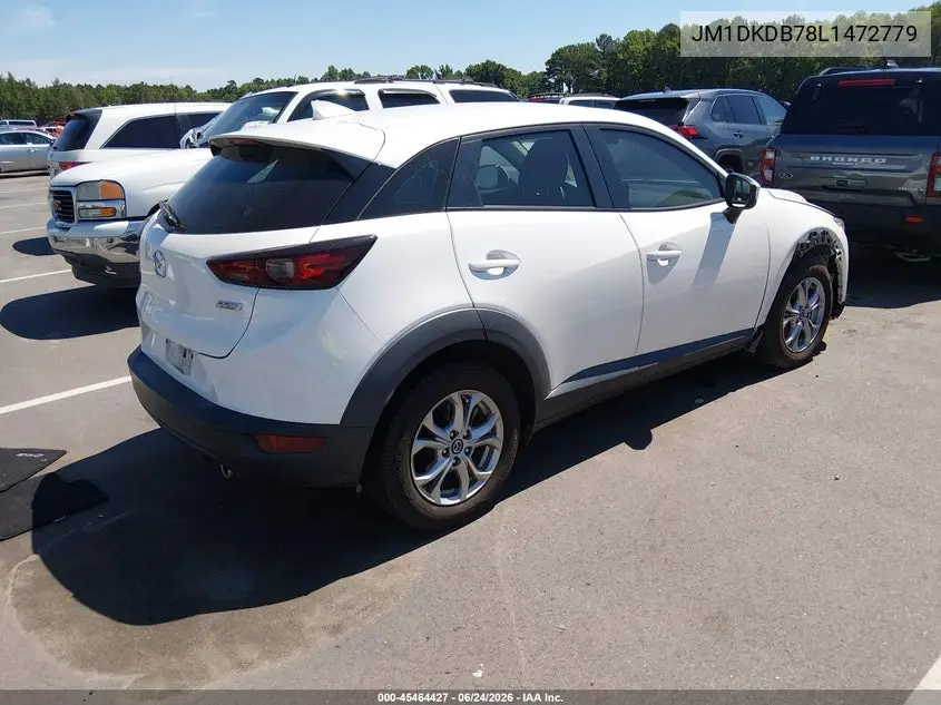 2020 Mazda Cx-3 Sport VIN: JM1DKDB78L1472779 Lot: 45464427