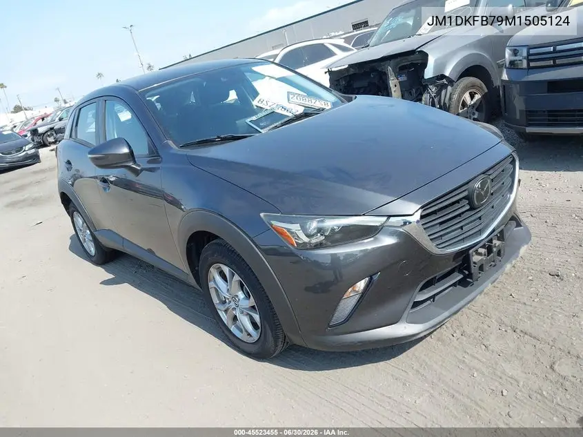 2021 Mazda Cx-3 Sport VIN: JM1DKFB79M1505124 Lot: 45523455