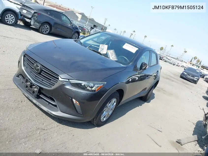 2021 Mazda Cx-3 Sport VIN: JM1DKFB79M1505124 Lot: 45523455