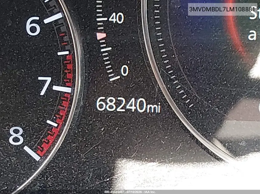 2020 Mazda Cx-30 Preferred Package VIN: 3MVDMBDL7LM108881 Lot: 45584467