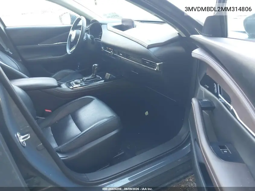 2021 Mazda Cx-30 Premium VIN: 3MVDMBDL2MM314806 Lot: 45324206